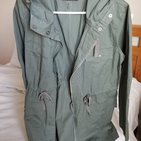 Love Tree Medium Army Green Jacket - Picture 3 of 5